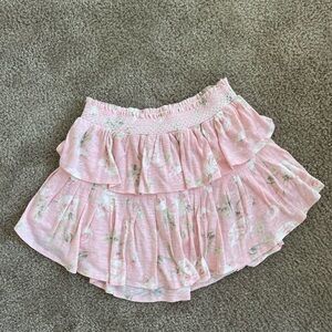 Loveshackfancy ruffle mini skirt